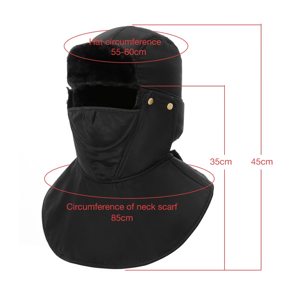 Зимние теплые флисовые шапки бини для мужчин бандана с черепом теплая Балаклава