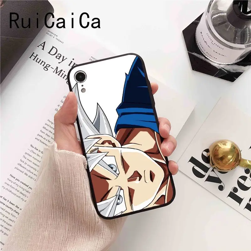 Ruicaica Dragon Ball Z Super DBZ Goku Модный чехол для телефона iPhone X XS MAX 6 6S 7 7plus 8 8Plus 5 5S XR |
