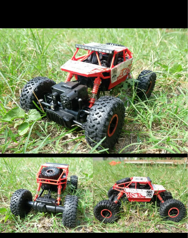 Горячая Распродажа RC автомобиль 2 4 ГГц 4WD 1/18/детскй колесный Рок Гусеничный ралли
