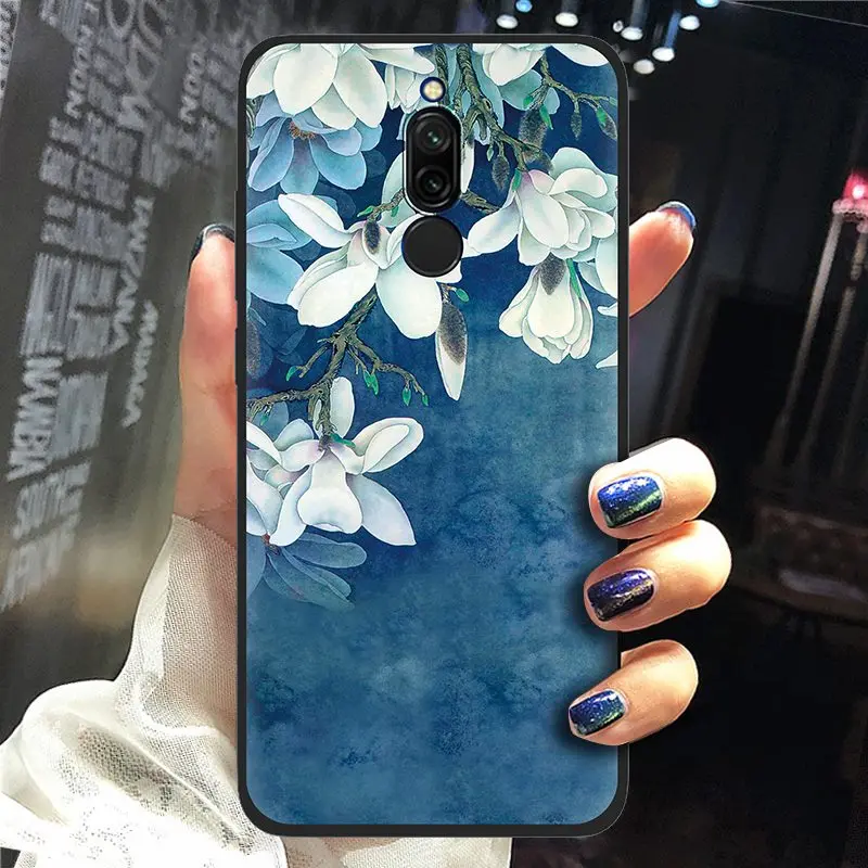Чехол для телефона Xiaomi Redmi 8, устойчивый к грязи, милый, ударопрочный, антиударный, мягкий, водонепроницаемый, с ремешком-браслетом на шнурке.