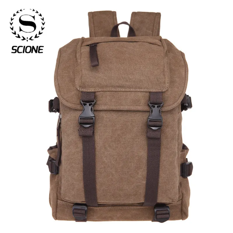 Рюкзак Scione мужской винтажный для ноутбука 2020 | Багаж и сумки