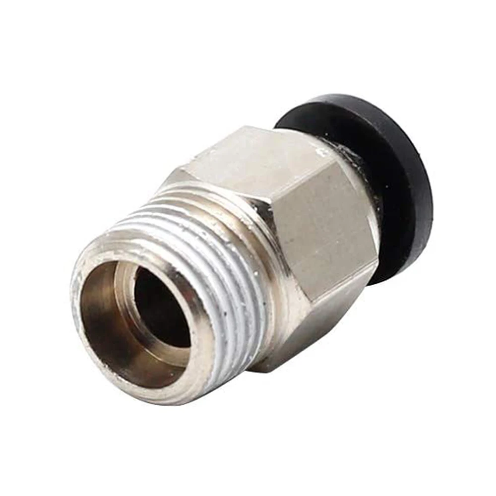 10 шт. PC4-M10 прямые пневматическая Трубка PTFE пуш-ап в обратной стороне обеспечивает
