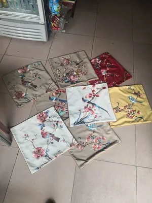 ; хлопковые льняные маленькой птичкой, подушка с внутренним 50x50 см Подушка Вышивка Подушка на стул, декоративный светильник