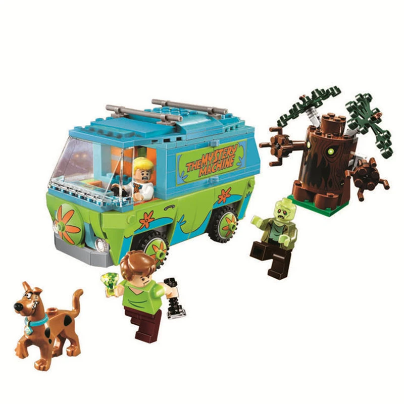 10430 10428 10429 10432 с Scooby Doo The Mystery машинкой набор строительных блоков кирпичи