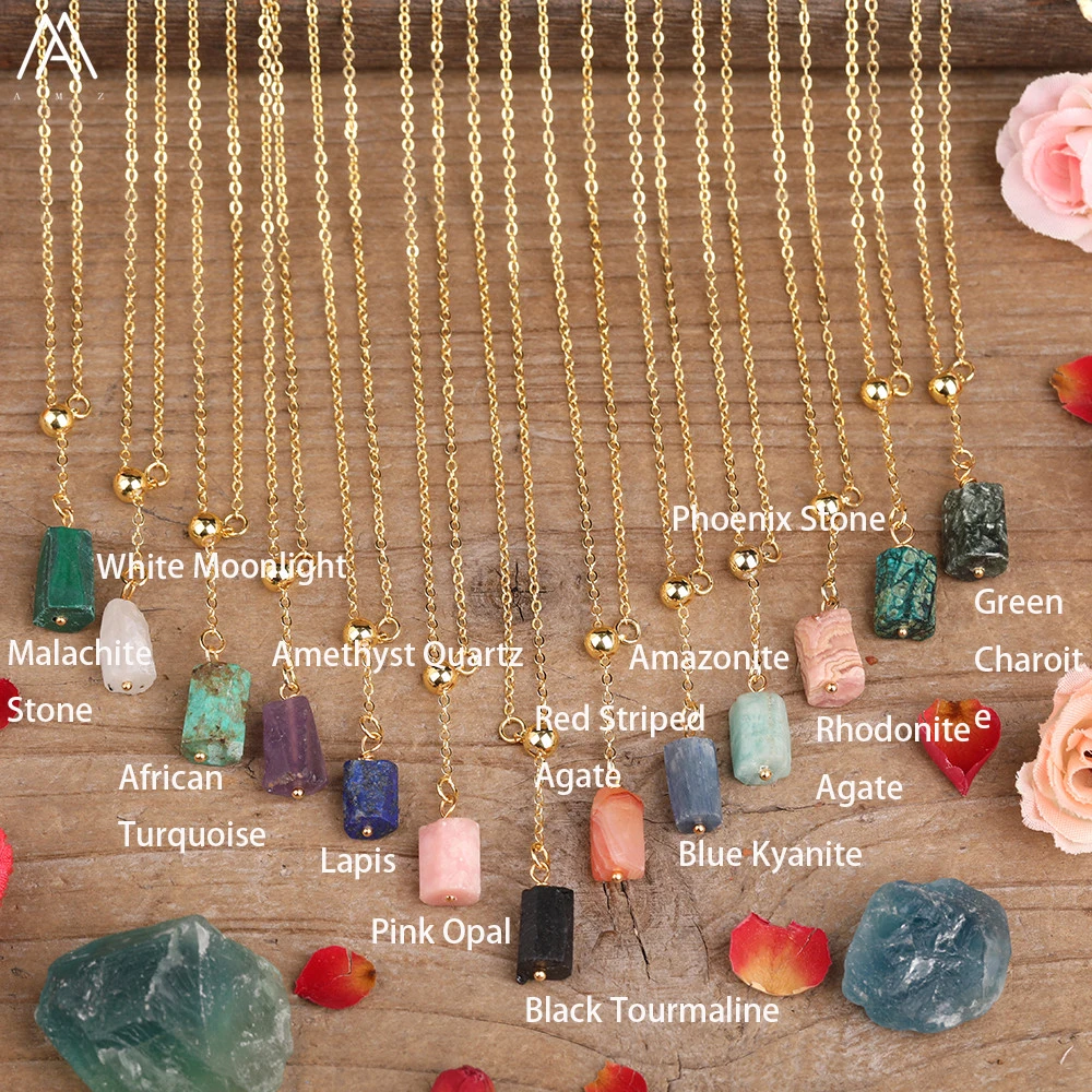 Природный лабрадорит халцедон Ларимар бусины подвеска Золотые Цепи