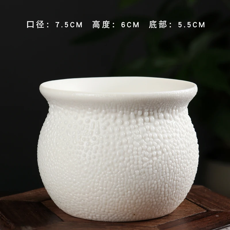 Керамический цветочный горшок в китайском стиле классический мясистый для