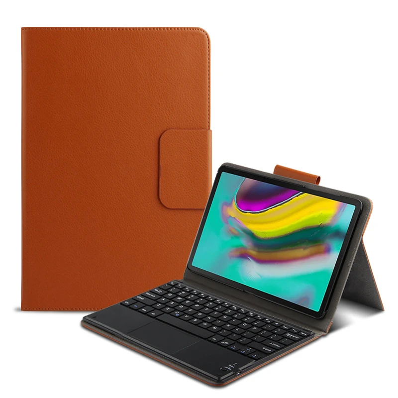 Смарт Bluetooth клавиатура чехол для Samsung Galaxy Tab A 10,1 SM-T510 T515 планшет PU кожаный защитный чехол для клавиатуры+ пленка