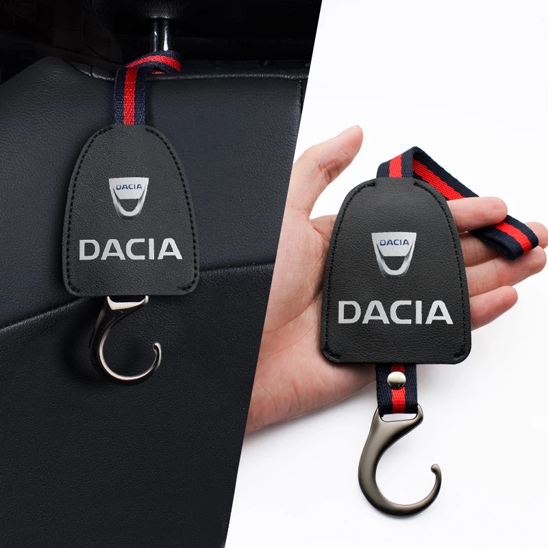 

2/1pcs Car Seat Back Hook Hangers Headrest Storage Holder for Dacia Duster Logan Sandero Lodgy Dokker Stepway Mcv 2 Largus