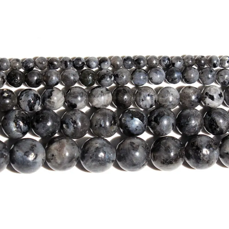 Labradorite Stone Лучшие натуральные Агаты аметистами тигровый глаз бусины из Лабрадорита каменные бусины для самостоятельного изготовления ювелирных изделий браслет Цепочки и ожерелья 4/6/8/10 мм - Цвет: Labradorite Stone