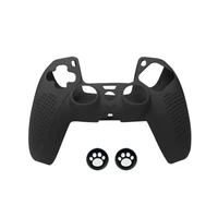 gamepad silicone non slip protective suitable for playstation5 accessories ps5 controller non slip cover luminous thumb grip cap
