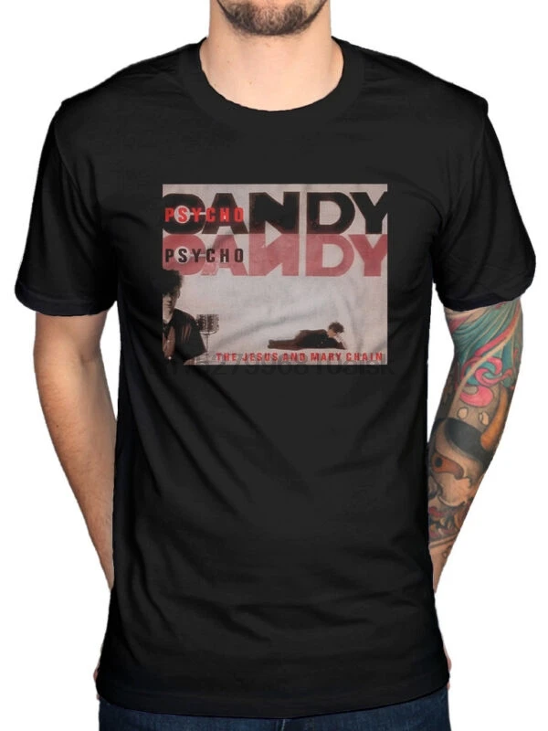 The Jesus And Mary Chain Psychocandy t shirt Munki darkland рок группа|Мужские футболки| |