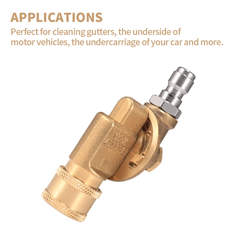 

Новый продукт, регулируемая насадка для мойки высокого давления, Поворотный соединитель, устройство для очистки пазов, аксессуары для соед...