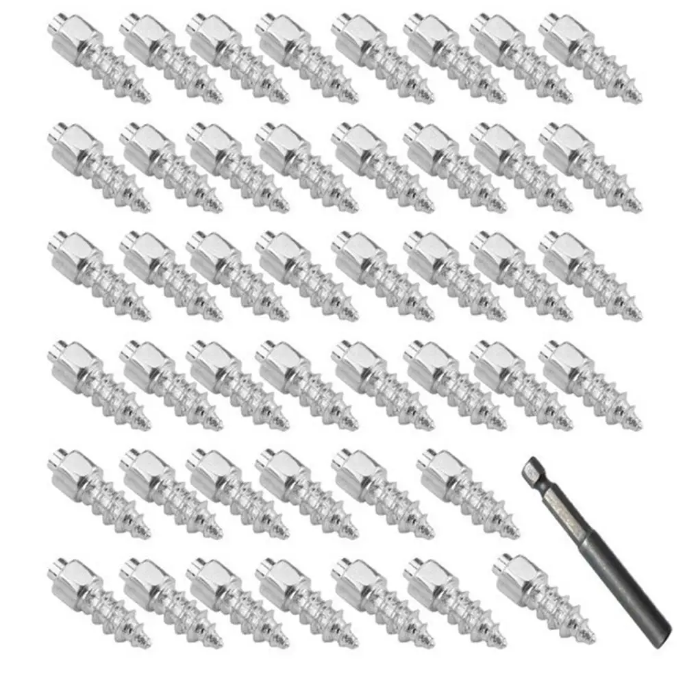 

4*12mm Snow Screw Tire Studs Anti Skid Falling Spikes Wheel Tyres 100PCs For Car Motorcycle Bicycle For Car Winter Emergency