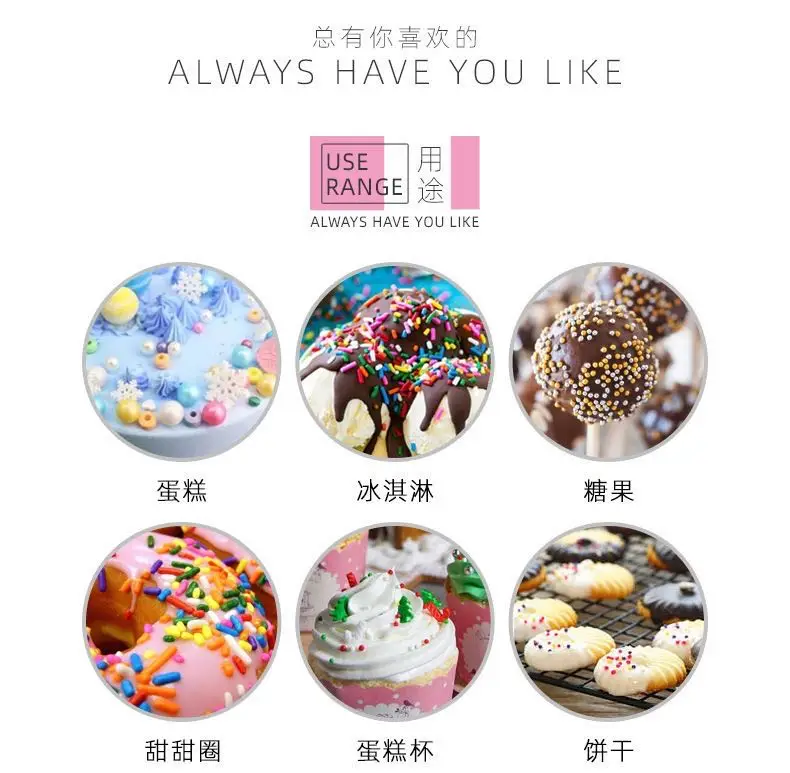 Пищевой съедобный Цифровой алфавит сахарная посыпка миксы конфеты для тортов