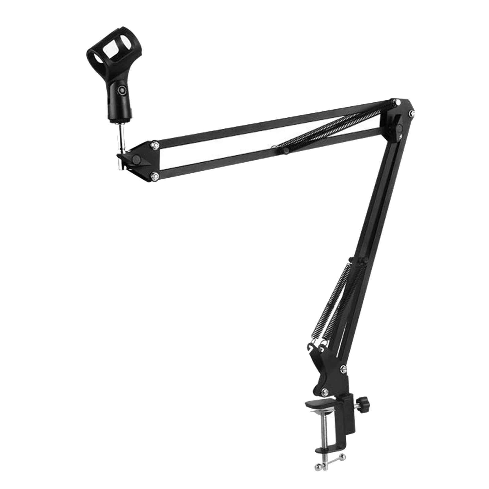 

Upgrade Adjustable Microphone Stand Mic Boom,Desk Mic Scissor Arm