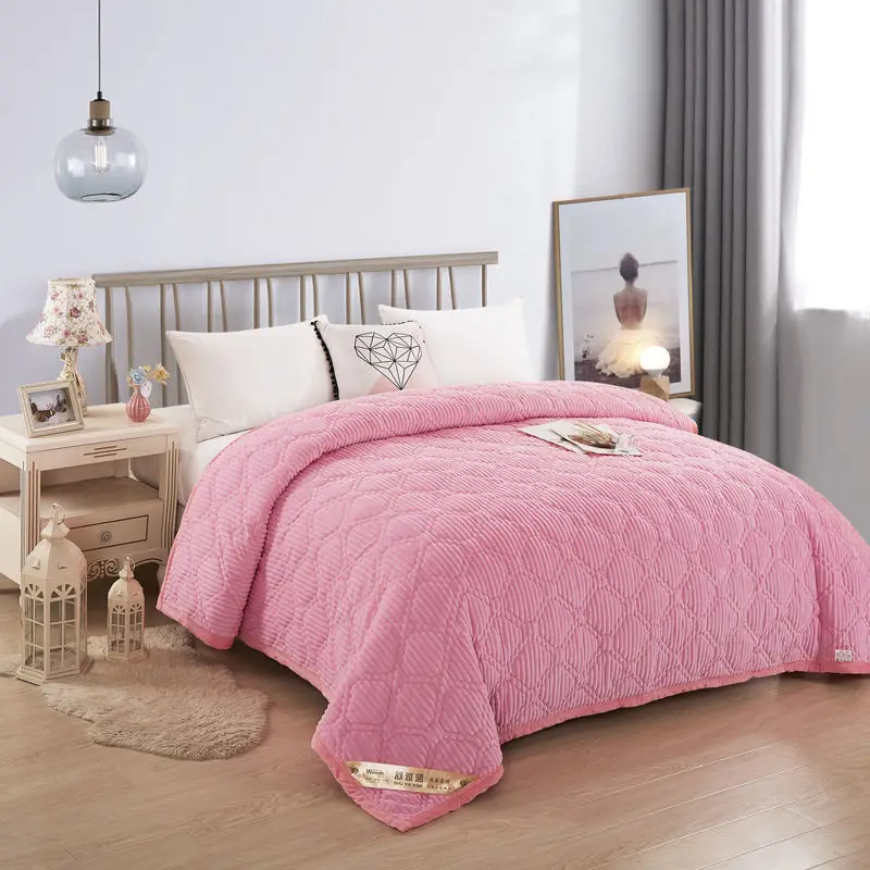 

Одеяло для кровати, зимнее одеяло из флиса кораллового цвета, фланелевое одеяло для односпальной и двуспальной кровати