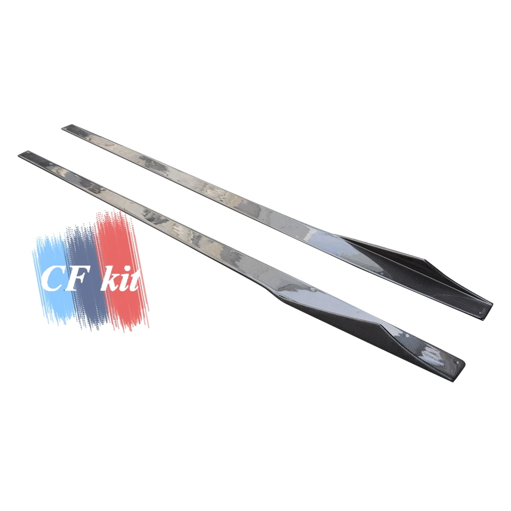 Боковые юбки из углеродного волокна для BMW 2 серии M2 F87 Base Coupe Door 2016-2017 Стайлинг