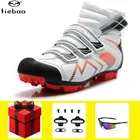 Зимняя велосипедная обувь TIEBAO, Мужская дышащая Нескользящая спортивная обувь для горных велосипедов