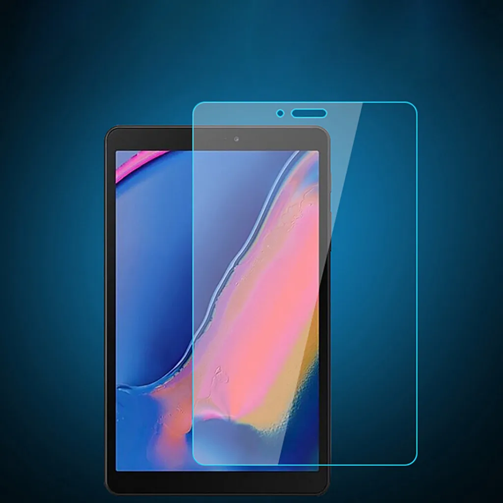 Закаленное защитное стекло 9 H для Samsung Galaxy Tab A 8 0 (2019) T290/T295 тонкий кожаный