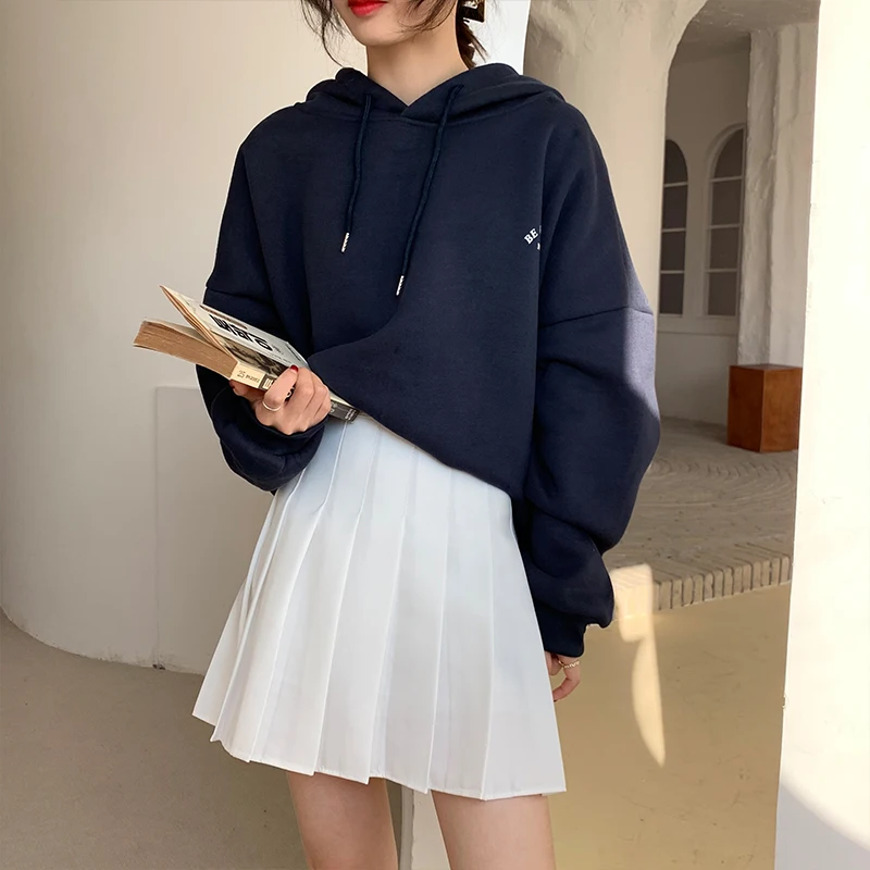 

Pleated Skirt Female Autumn and Winter New Korean Style Wild High Waist Slim A-line Skirt Short Skirt