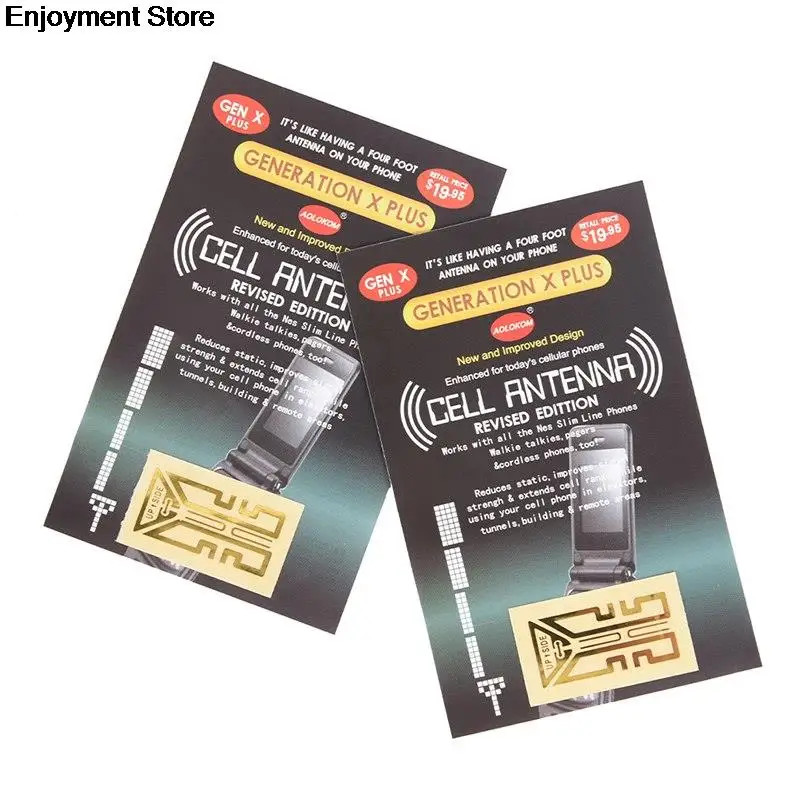 10Pcs/lot Cellphone Phone Signal Enhancement Antenna Booster Stickers | Спорт и развлечения