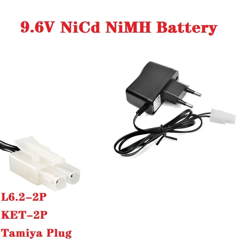 7 2v 9 6v charger for nicd nimh battery input 100v 240v output 7 2v 250ma with tamiya plug kep 2p plug 9 6v charger for rc toys free global shipping