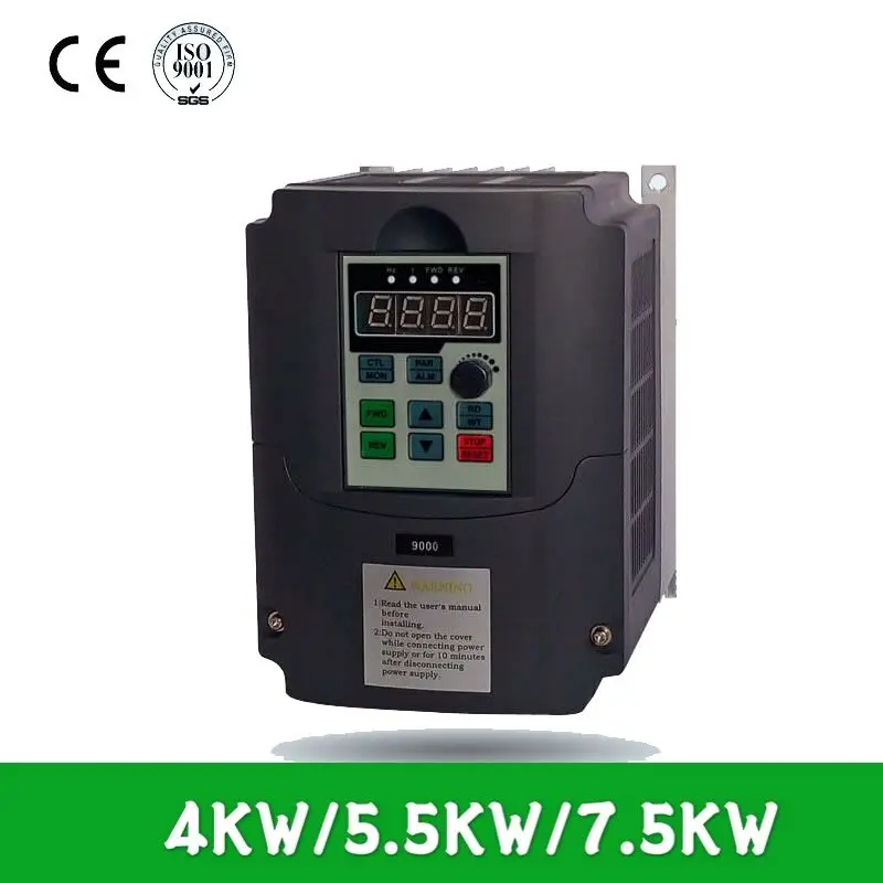 Преобразователь частоты VFD 4 кВт/400 кВт/220 кВт 380 Гц однофазный в вход 3-фазный В