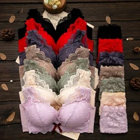 new womens underwear set sexy push up bra and panty sets hollow brassiere gather sexy bra embroidery lace lingerie set