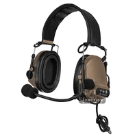 comtac iii 3 pickup noise reduction headset for walkie talkie tactical fcs peltor silicone earmuffs shooting headphone de
