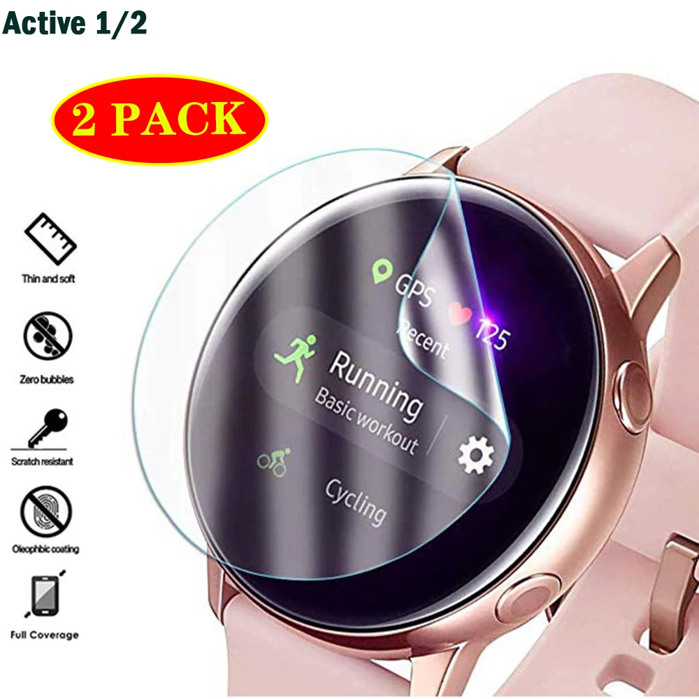 3D Film for samsung Active 2/1 44mm 40mm Gear S3/S4 Ultra-thin Soft Screen Protector Galaxy watch 4/classic/3 42mm 46mm 41/45mm 1
