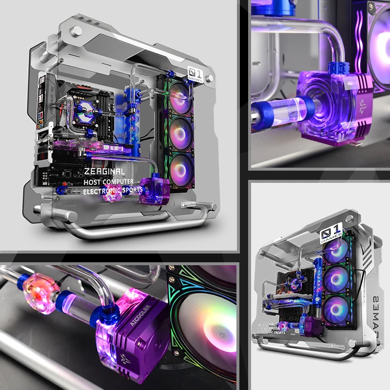 Syscooling P93X жидкостный охлаждающий насос DC 12V 1300L/H с поддержкой PWM и RGB для системы