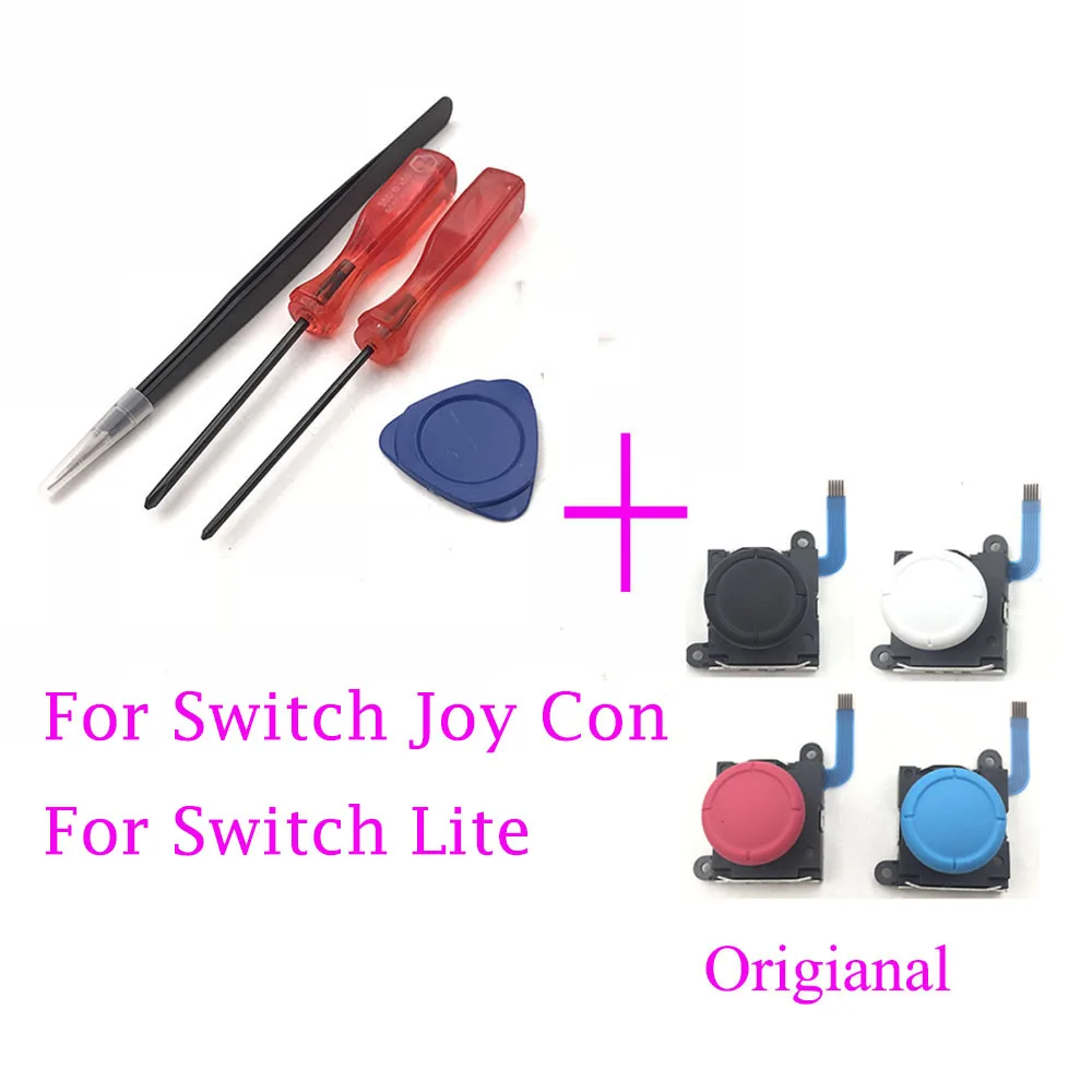 Оригинальный аналоговый 3D-Джойстик для Nintendo Switch Joy Con &amp Lite Джойстики левый