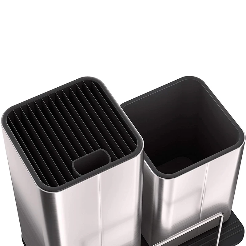 

Household Knife Stand 2 In 1Spoon Chopstick Storage Rack Stainless Steel Knives Holder Kitchenware Holders Kitchen Accessories