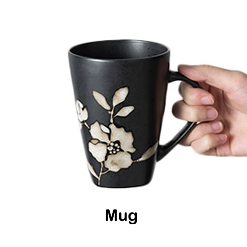 Mug Высококачественная керамическая посуда ручной работы обеденная тарелка обеденные тарелки чашка для воды посуда с изображениями фруктов свадебное украшение кухонная посуда - Цвет: Mug