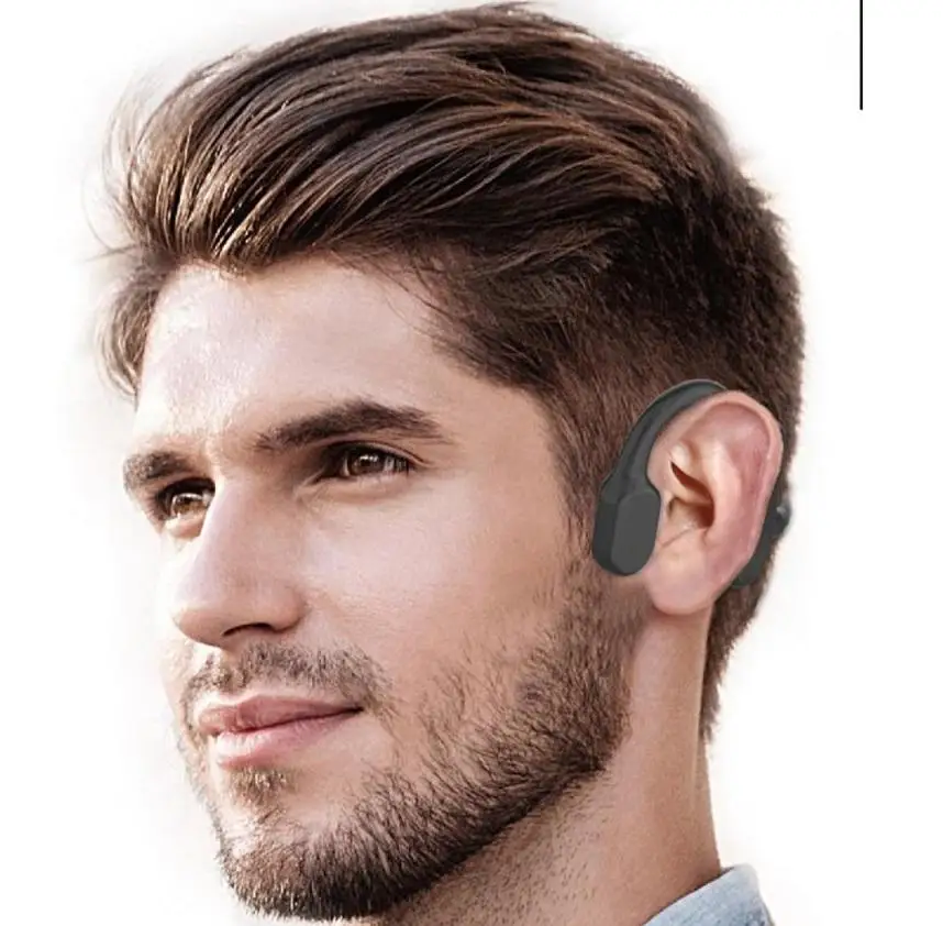 

Sk3 Bone Conduction Headphones Bluetooth Wireless Ear Hook 9d Hifi Sound Headset Waterproof Sports Earbuds