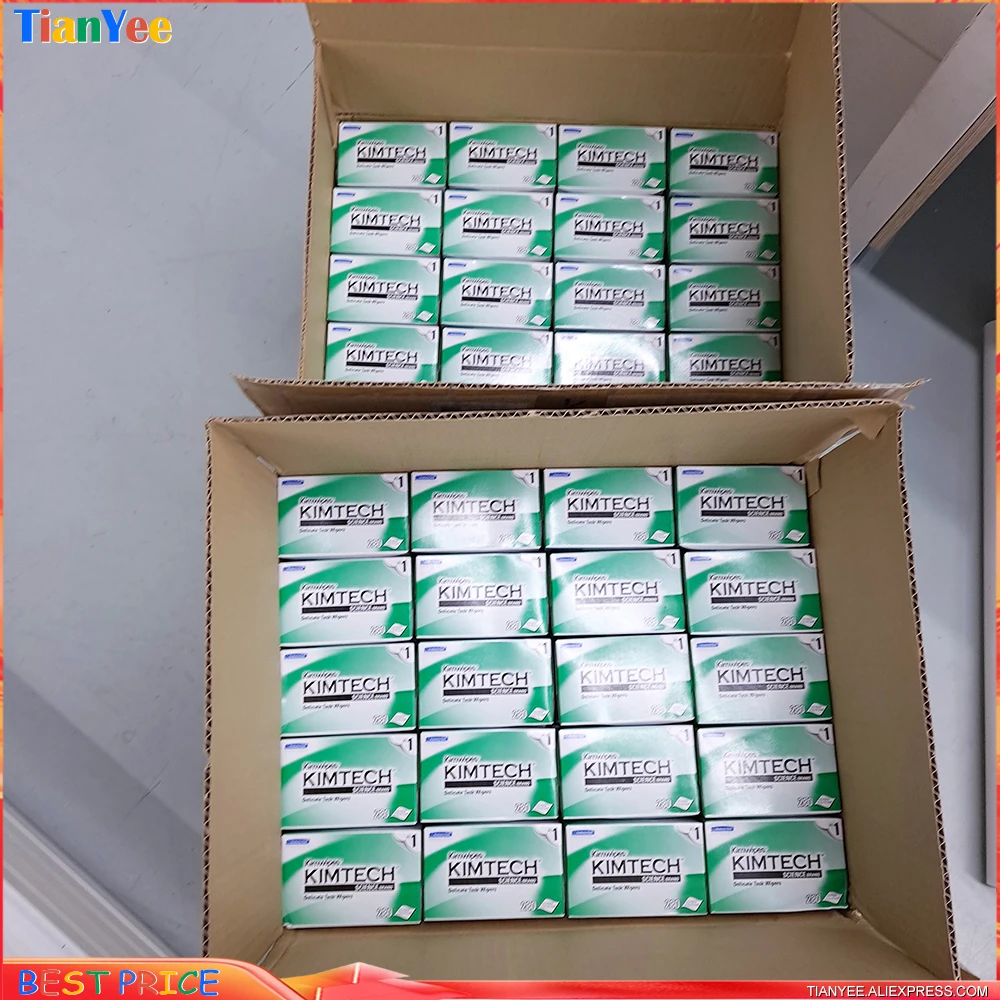 Оптовая цена 280 салфеток KIMTECH Kimwipes салфетки для чистки волоконной бумаги влажные