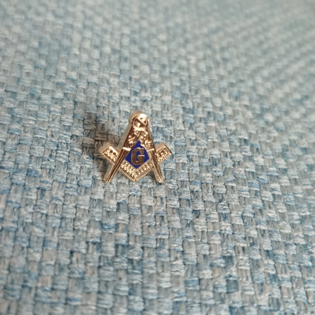 Оптовая продажа 10 шт. 12 мм масонская заколка для лацкана галстук логотип фремана