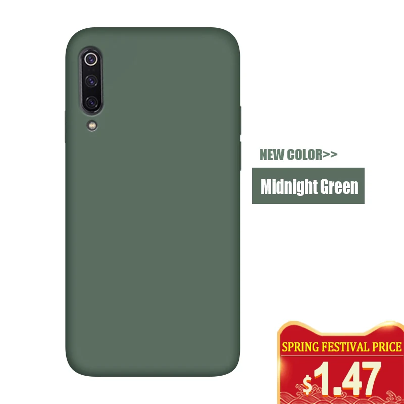 Оригинальный жидкий силиконовый чехол для телефона xiaomi mi 9 se lite pro a3 xio мягкий