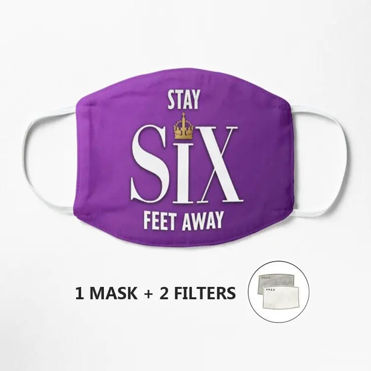 

Stay Six Feet Away Mask Mask Cotton Face Mask For Cycling Camp Mouth Cover Washable Reusable Mascarilla