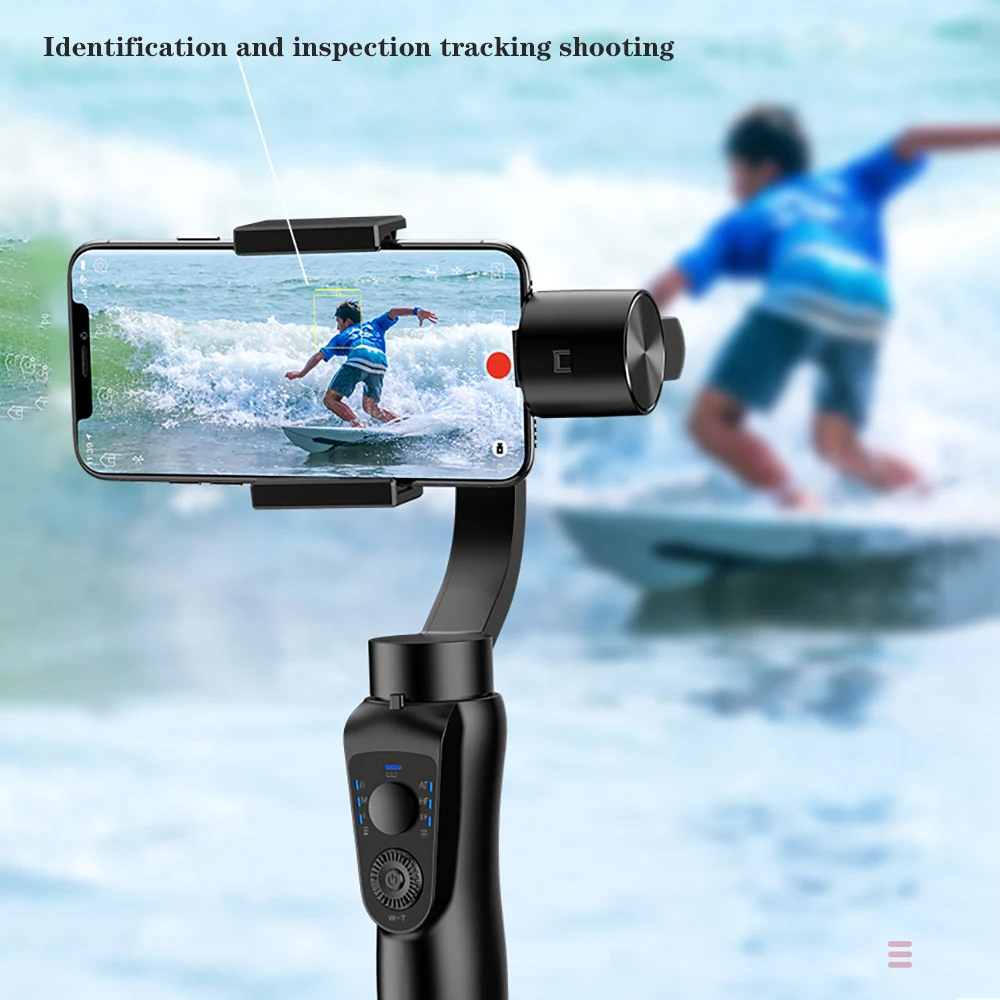 Enlarge S5 3 Axis Handheld Gimbal Mobile Phone Stabilizer Anti-Shake Selfie Stabilizer Photography Camera Bracket For Action Camera