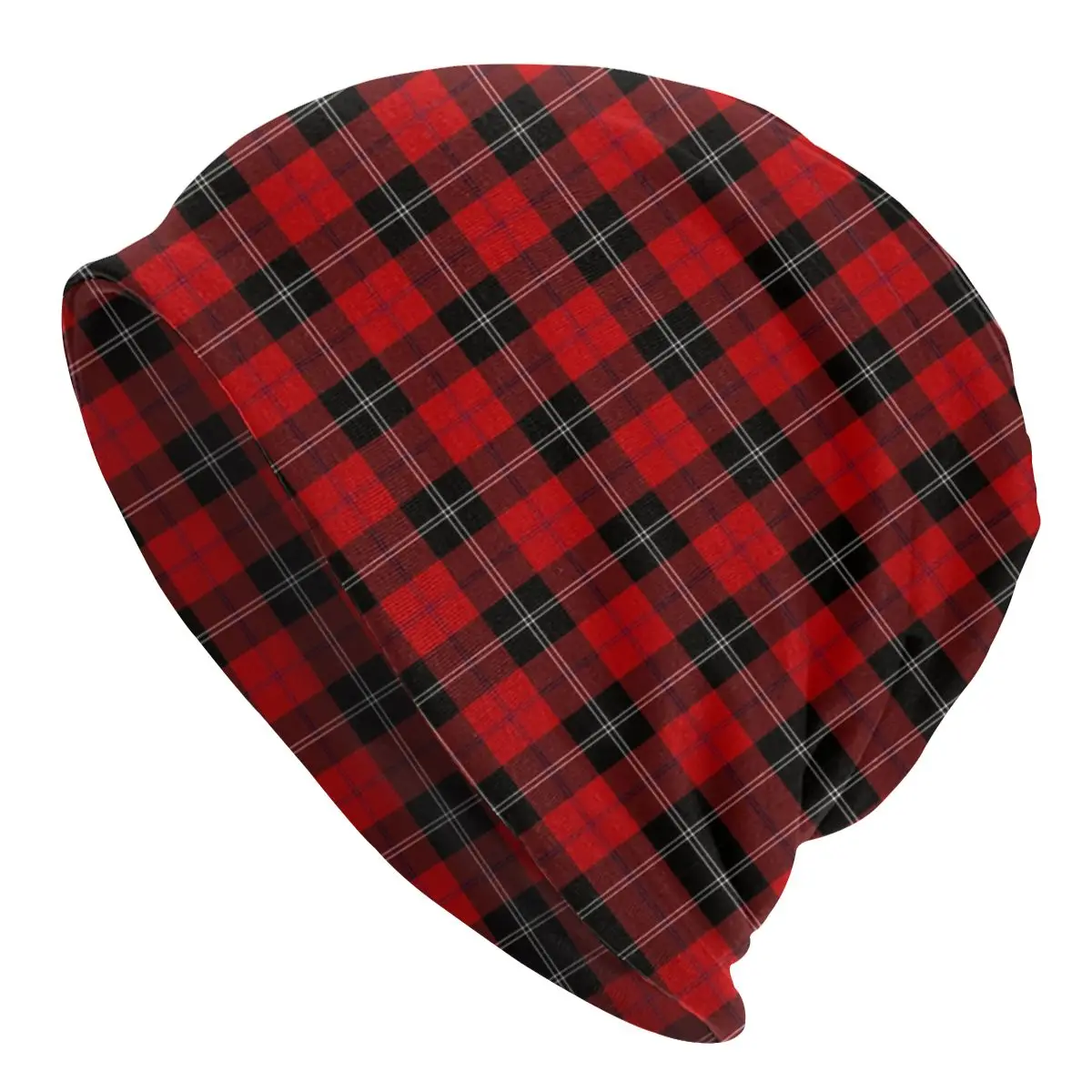 

Scottish Clan Tartan Beanie Bonnet Knit Hat Men Women Fashion Unisex Fashion Check Plaid Warm Winter Skullies Beanies Caps