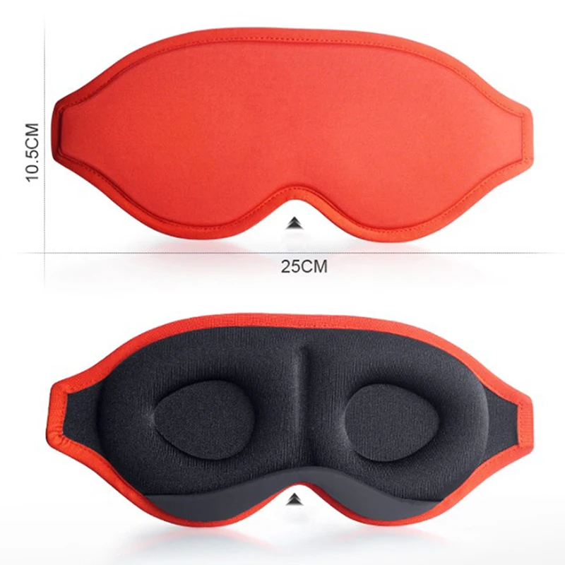 

Unisex Adjustable Ice Silk Sleep Mask 3D Shading Breathable Eye Patch Sleep Eye Mask For Sleeping Night Soft Eyeshade Protection
