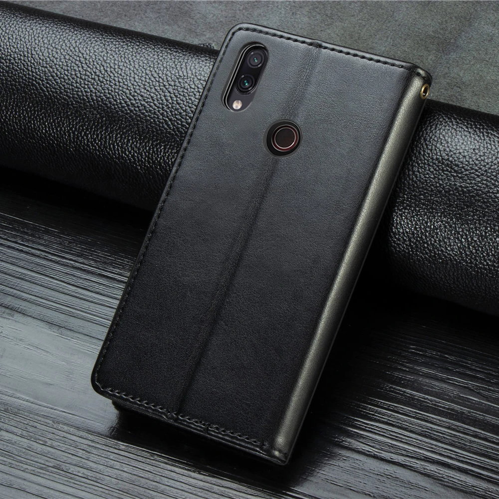 Модный кожаный флип-чехол для Xiaomi mi A3 Lite Red mi 5 Plus 6 6A 7A K20 Pro Note 7 Pro кошелек чехол с карманом для карт Coque