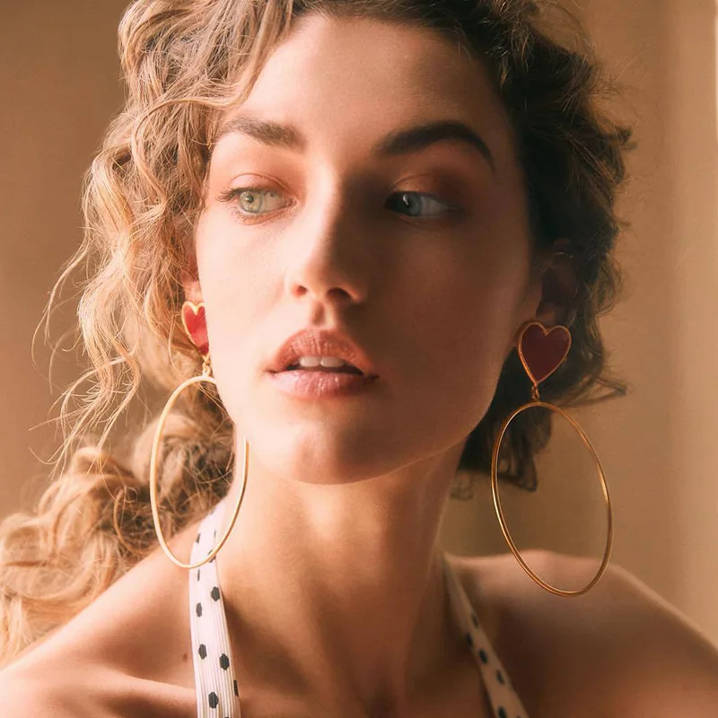 JUST FEEL 2019 Новая мода Черный цвет сглаза элегантные серьги капельки панк