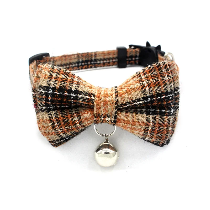Галстук бабочка воротник с колокольчиком 1 шт.|Ошейники и поводки для кошек| |