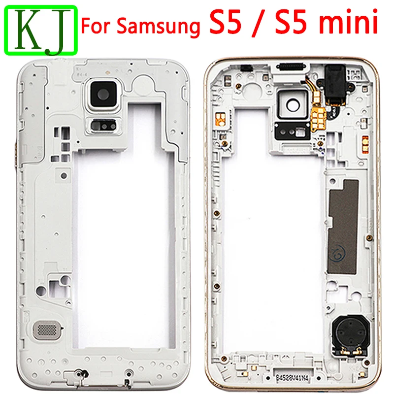 S5 средняя рамка Корпус для samsung Galaxy S5 Mini i9600 G900 G800 ЖК средняя пластина рамка