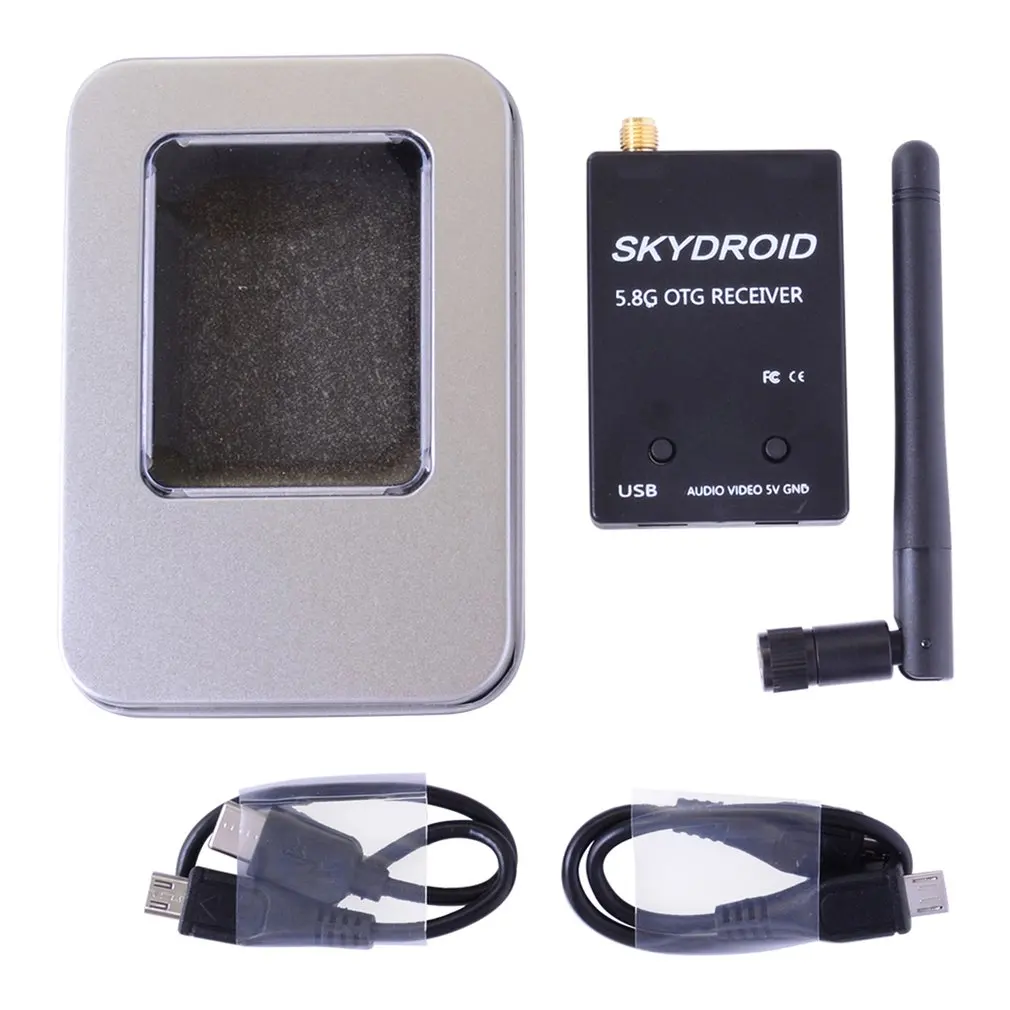 Skydroid 5 8 ГГц каналов виртуальное разнообразие UVC OTG смартфон FPV приемник для