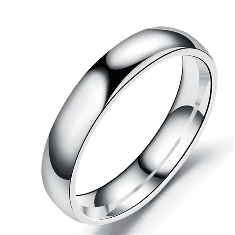 

Different Style European American Simple Versatile Ins Trendy Non-Fading Couple Titanium Steel Ring Chic Korean Style Normcore