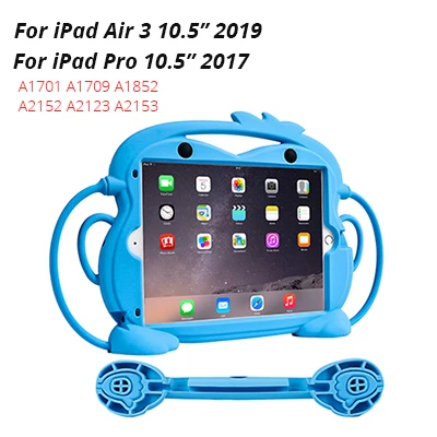 CHINFAI Детский дружественный силиконовый чехол для iPad Mini 1 2 3 4 5 7,9 противоударный нетоксичный чехол для iPad Air2 Pro 9,7'' - Цвет: 5828BU Air3 Pro 10.5