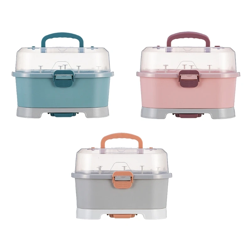 

Baby Feeding Bottle Drying Rack Newborn Nursing Bottle Storage Box Tableware